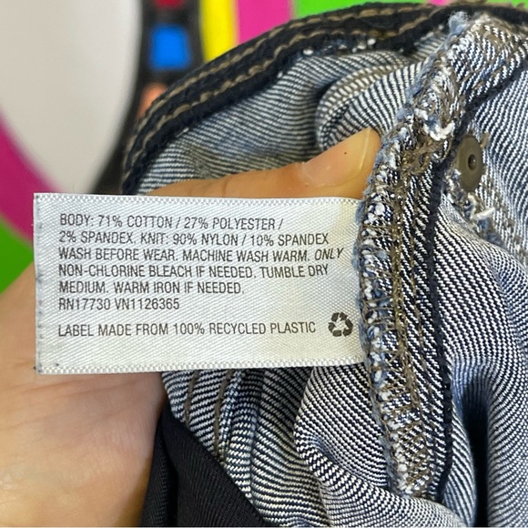 Isabel Maternity, Over the Belly Jeggings, Blue. Size 2/26R. Excellent condition - Picture 5 of 5